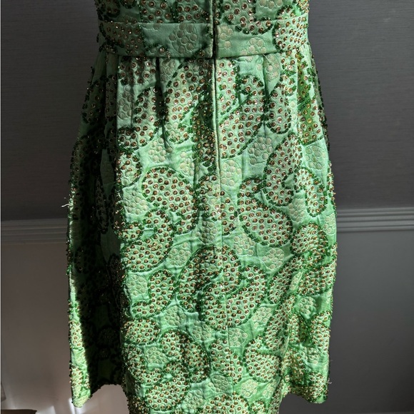 Green Patterned Midi Dress - Picture 11 of 11
